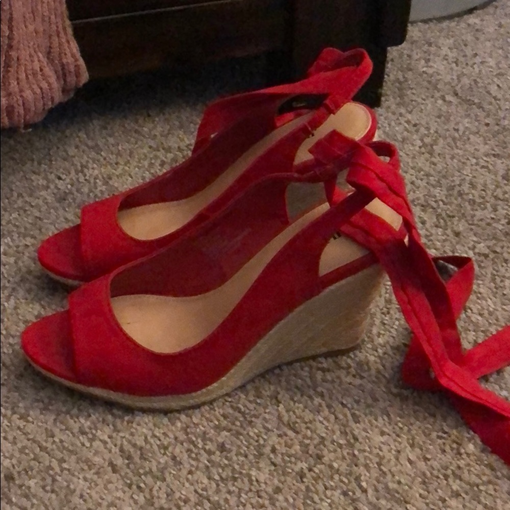 Red wedges